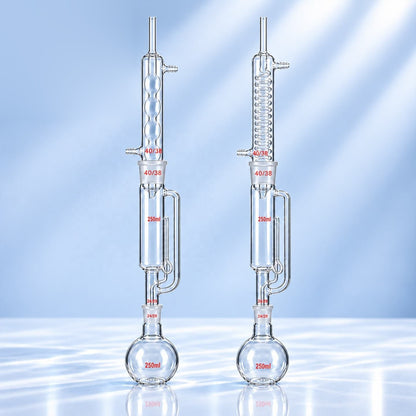Glass Soxhlet extraction apparatus