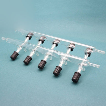 Glass Vacuum/gas manifold for Schlenk line