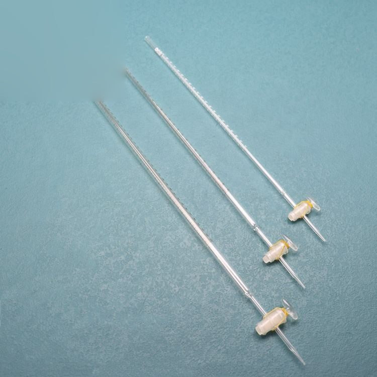 Acid burette with glass stopcock