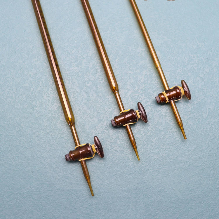 Acid burette with glass stopcock