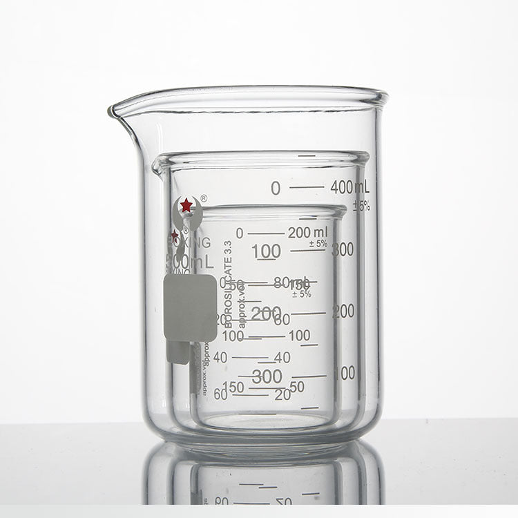 Thickened borosilicate glass beaker SET