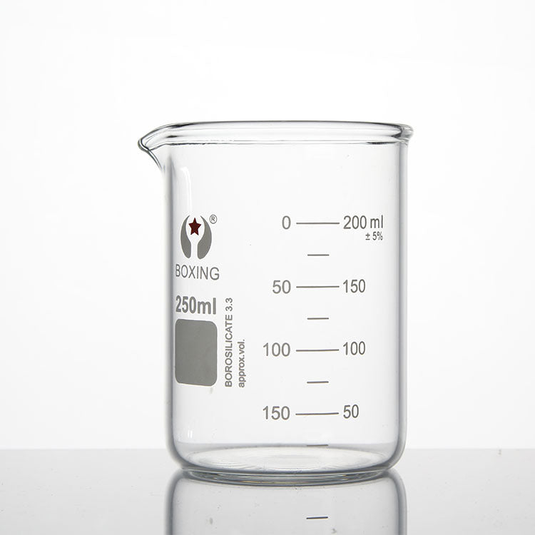 Thickened borosilicate glass beaker SET