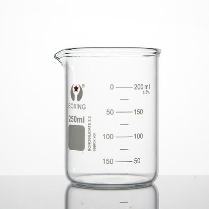 Thickened borosilicate glass beaker SET
