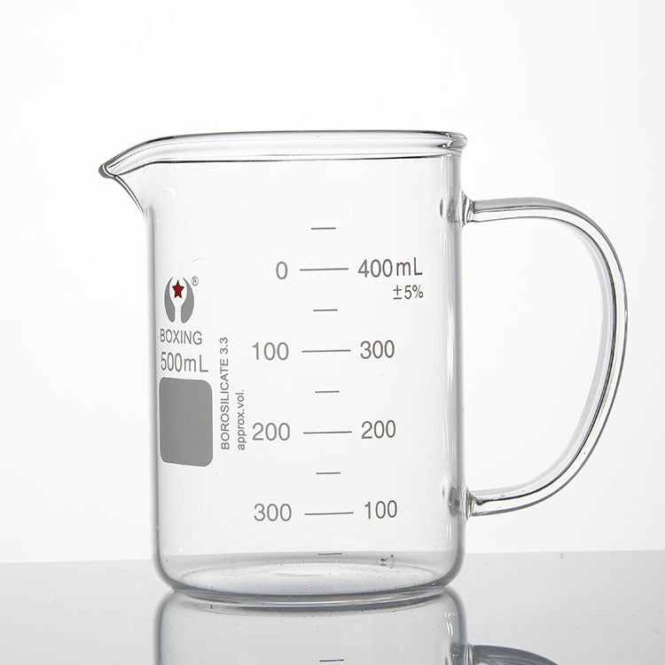 Thickened borosilicate glass beaker SET