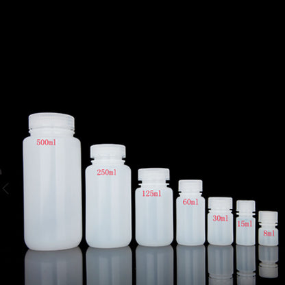 Small-mouth plastic reagent bottle with inner cover