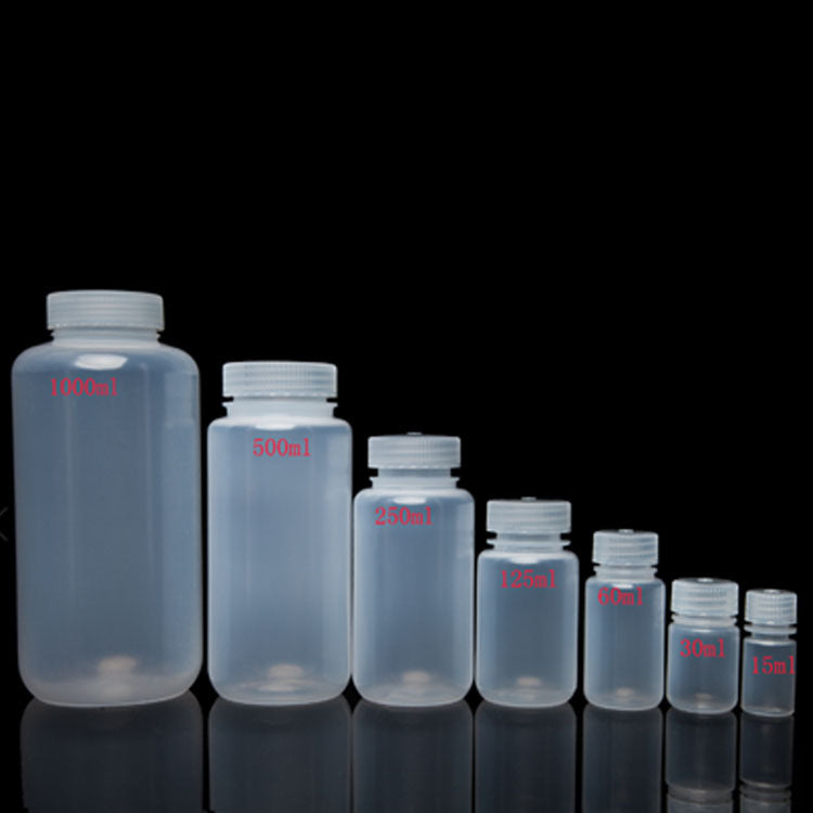 Small-mouth plastic reagent bottle with inner cover