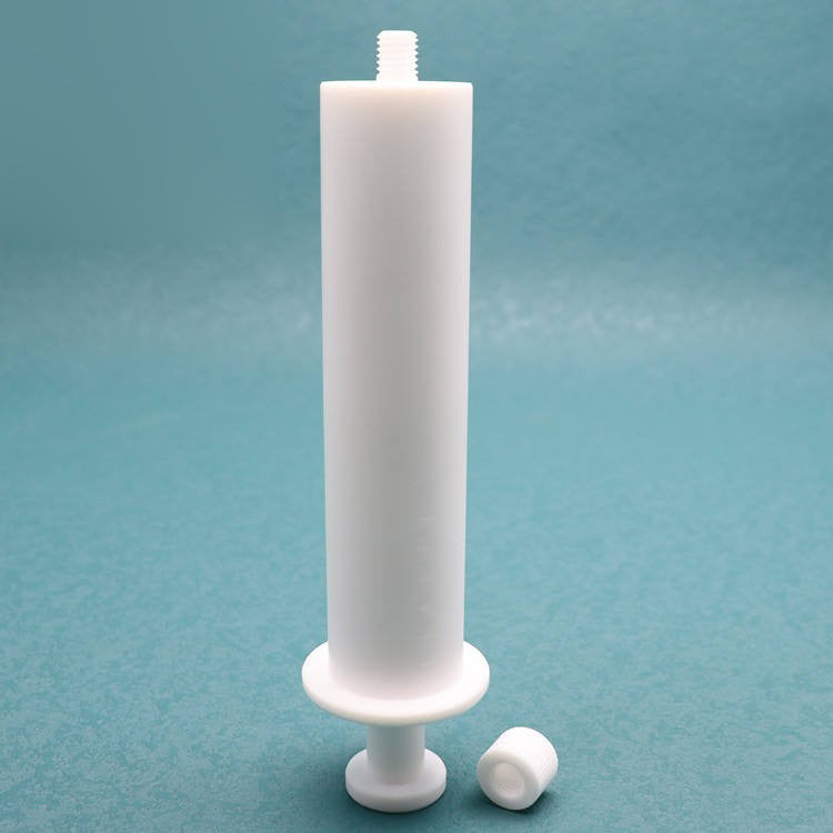 Empty PTFE syringe