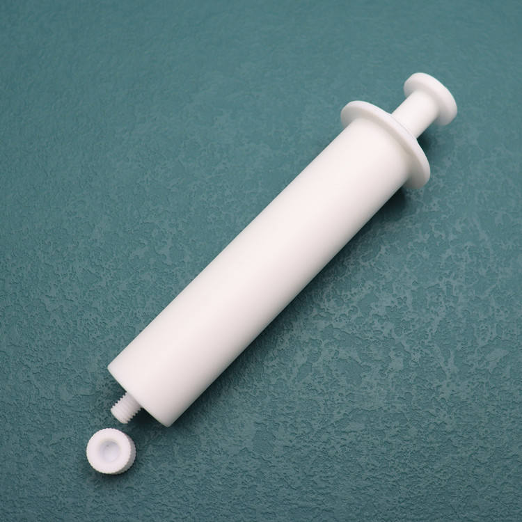 Empty PTFE syringe