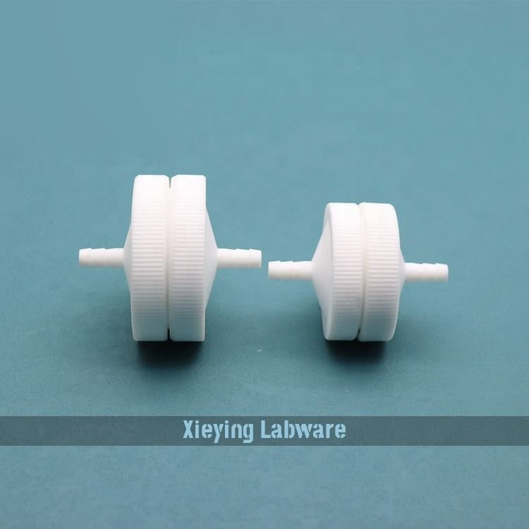 PTFE syringe filter holder with barb tip end