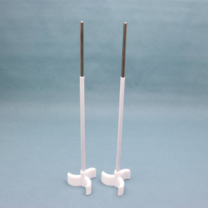 PTFE-coated stainless steel stirring paddle rod for overhead stirrer