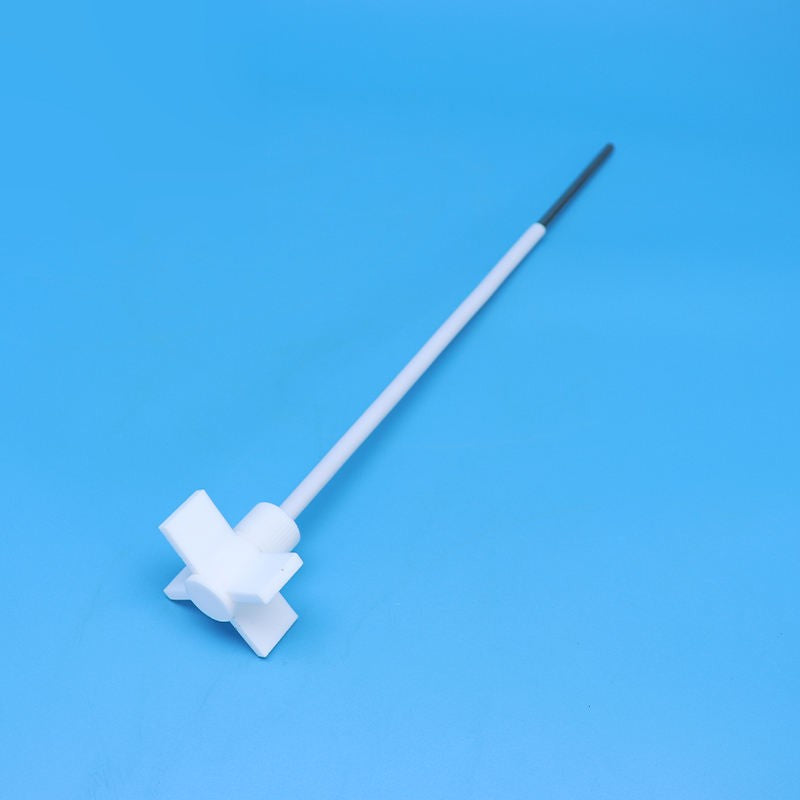 PTFE stirring rod with paddle