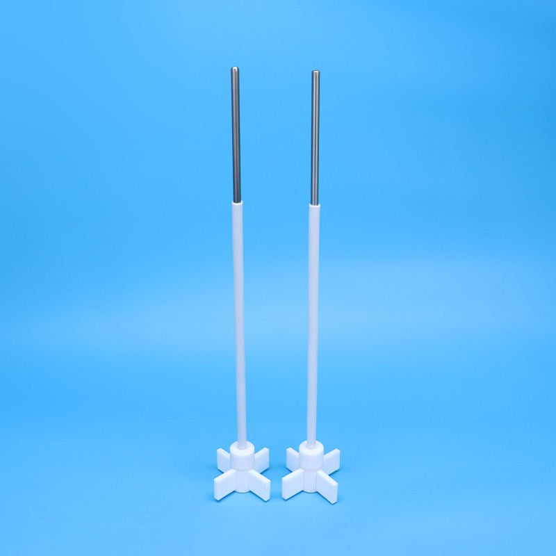 PTFE stirring rod with paddle