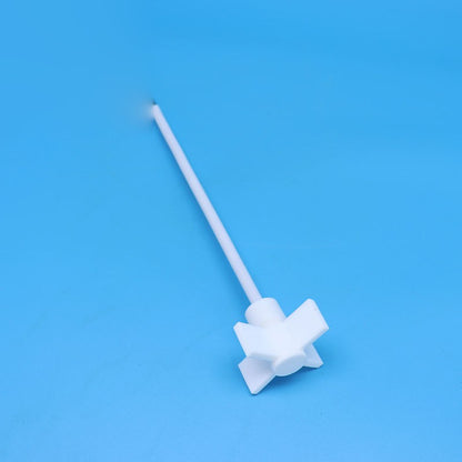 PTFE stirring rod with cross-type paddle