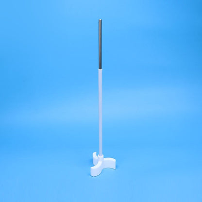 Three-bladed PTFE agitator/impeller shaft