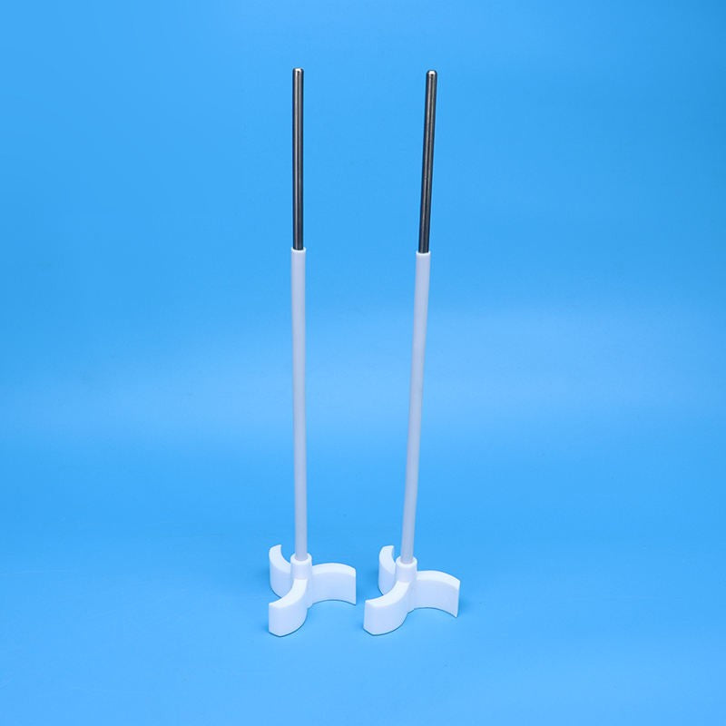 Three-bladed PTFE agitator/impeller shaft