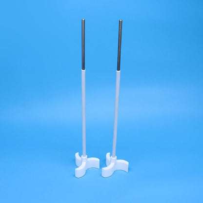 Three-bladed PTFE agitator/impeller shaft