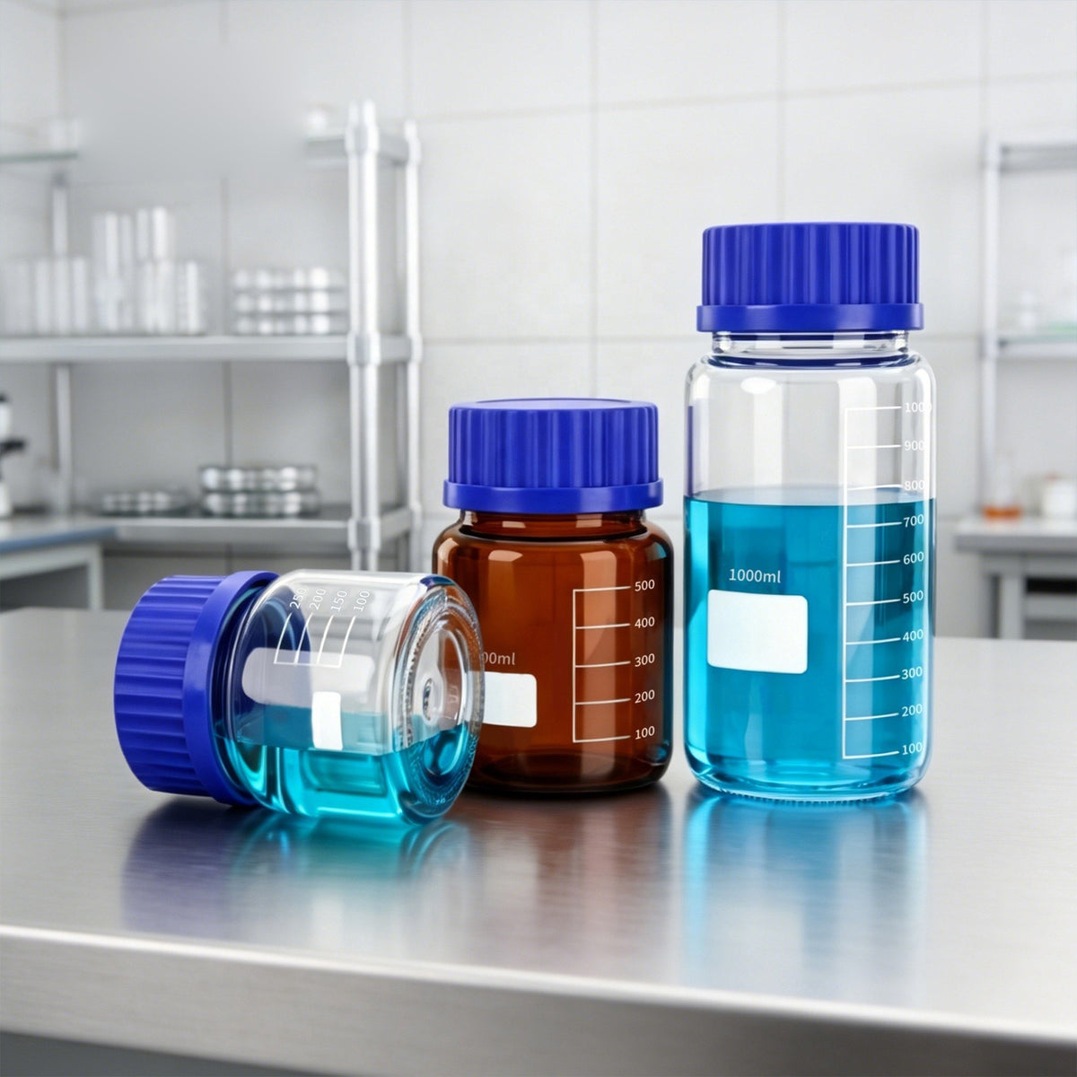 Media reagent bottle