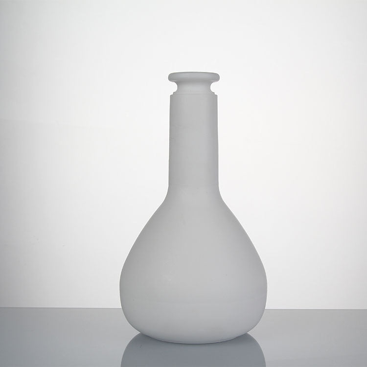 White PTFE volumetric flasks