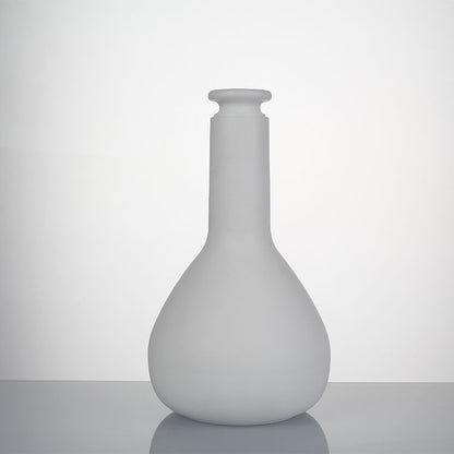 White PTFE volumetric flasks