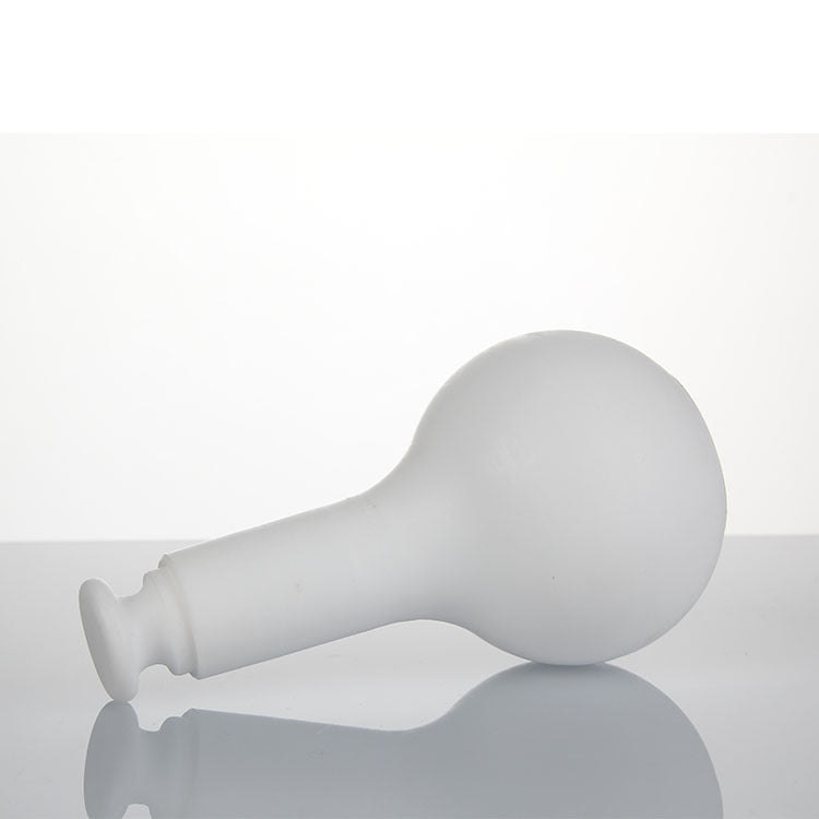 White PTFE volumetric flasks