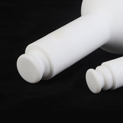 White PTFE volumetric flasks