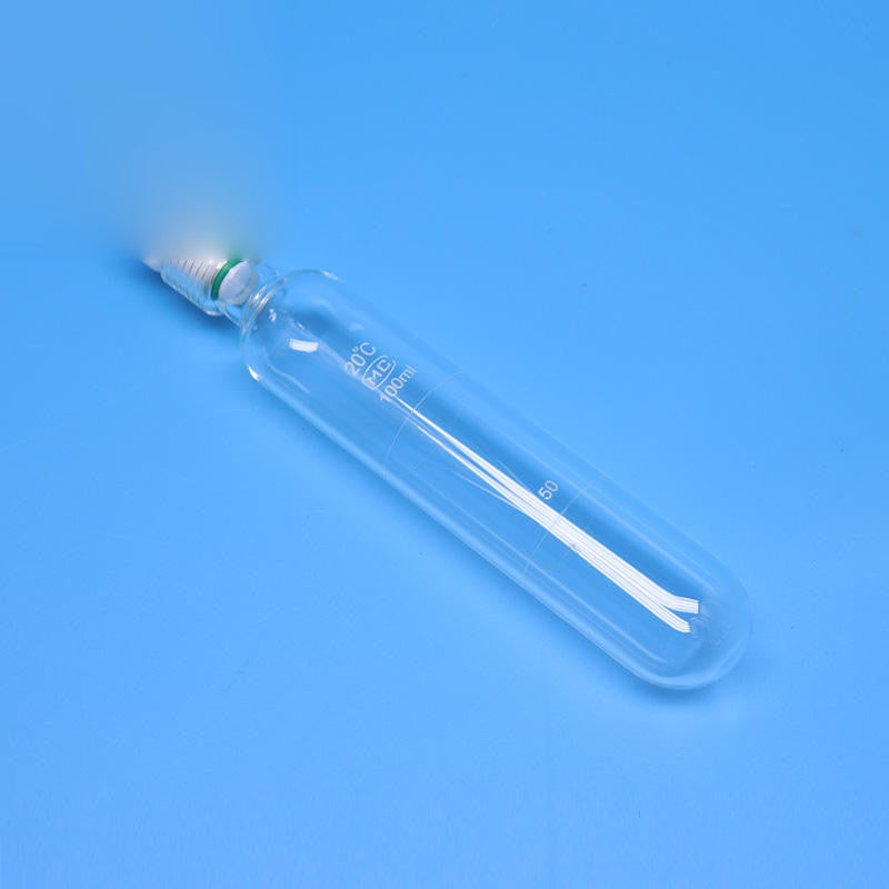 Pressure reaction tube with PTFE screw plug