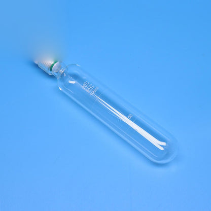 Pressure reaction tube with PTFE screw plug