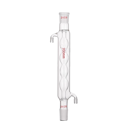 Glass Straight serpentine reflux device / concentrator condenser