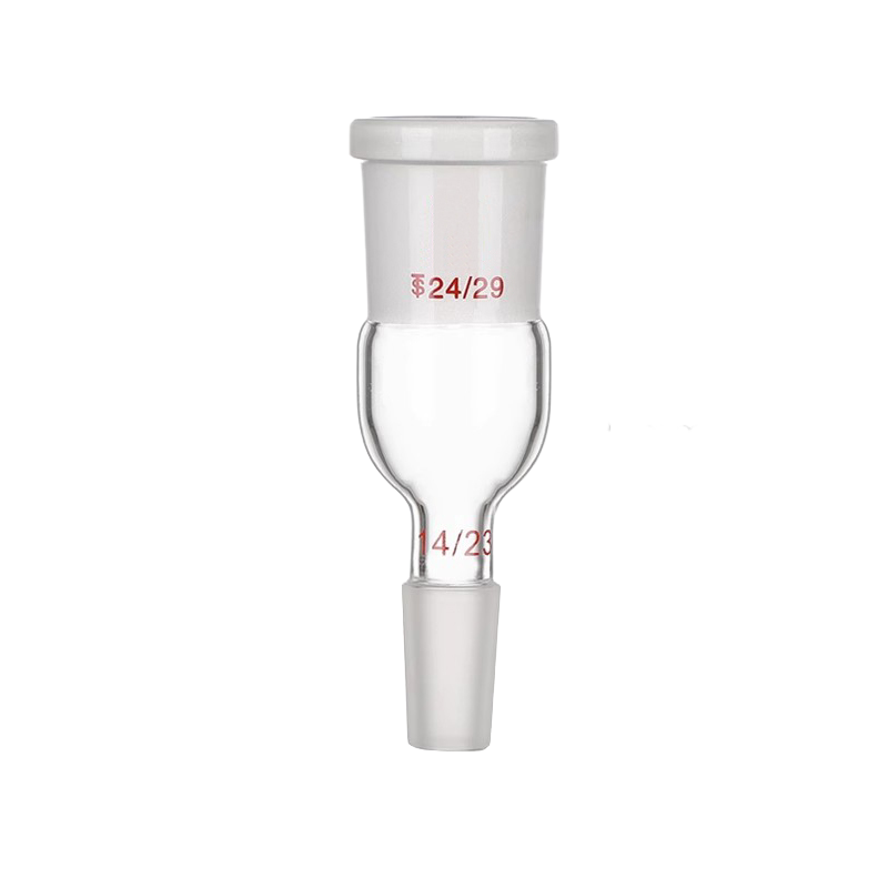 Borosilicate glass straight-tube distillation joint adapter