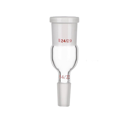 Borosilicate glass straight-tube distillation joint adapter