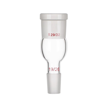 Borosilicate glass straight-tube distillation joint adapter
