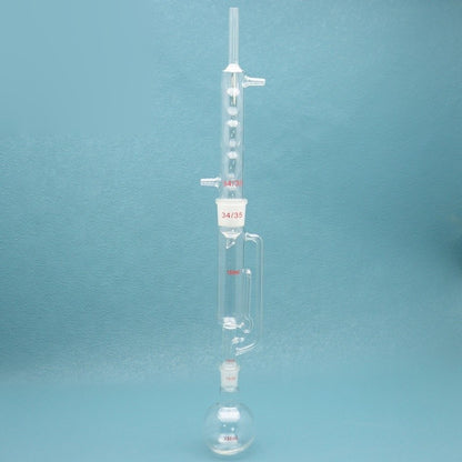 Soxhlet extraction apparatus with Allihn condenser