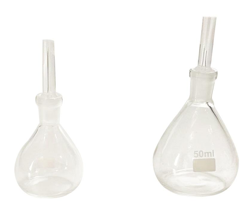 Glass specific gravity bottle / soil pycnometer