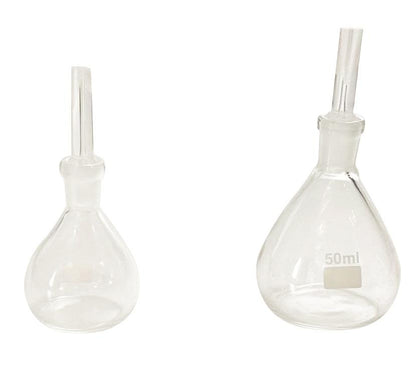 Glass specific gravity bottle / soil pycnometer