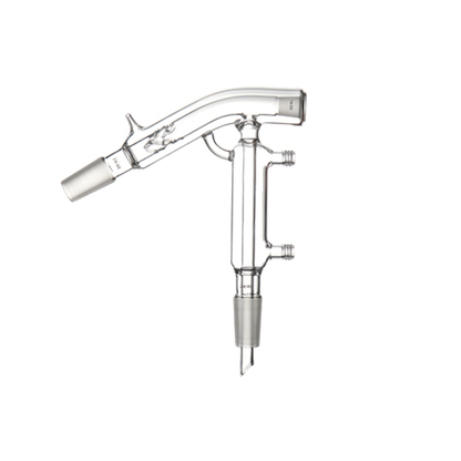 Water trace distiller glass apparatus