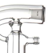 Water trace distiller glass apparatus