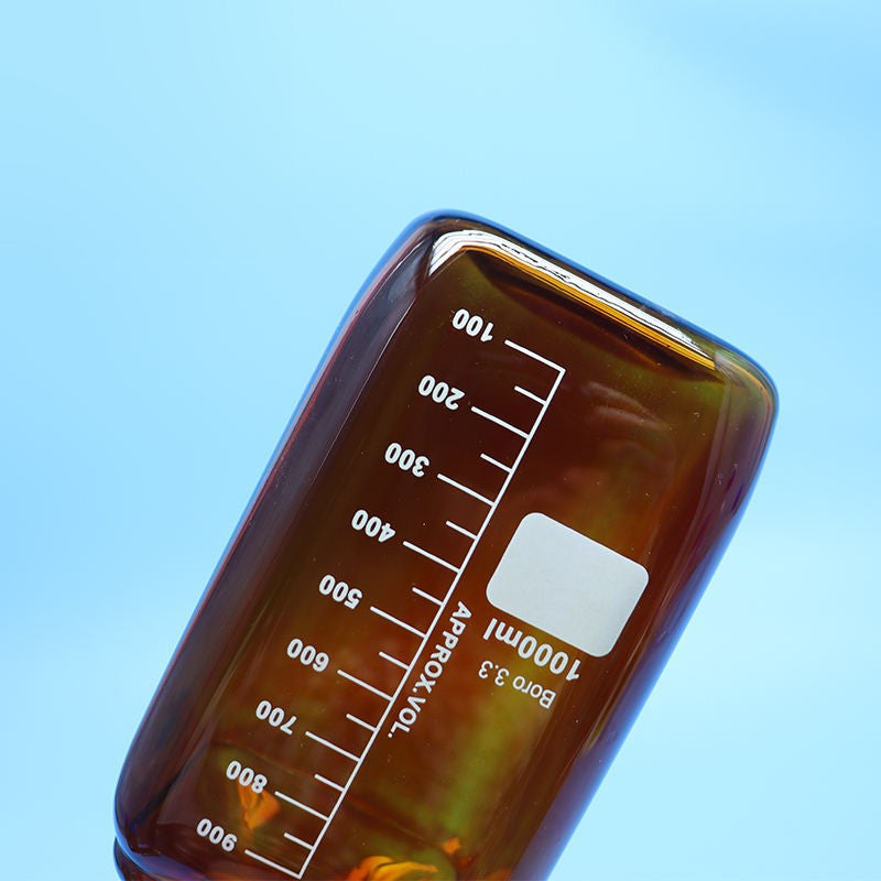 1000 ml glass reagent bottle with screw cap