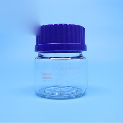 250 ml glass reagent bottle with GL80 screw lid