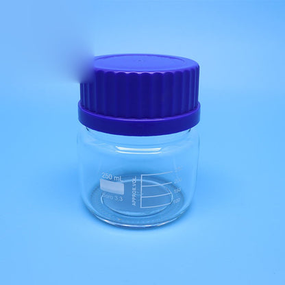 250 ml glass reagent bottle with GL80 screw lid