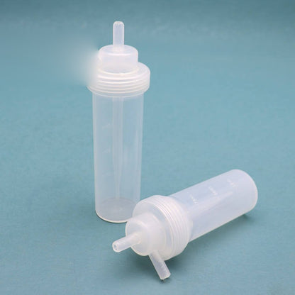 Bare PTFE impact-type absorption bottle; matches title