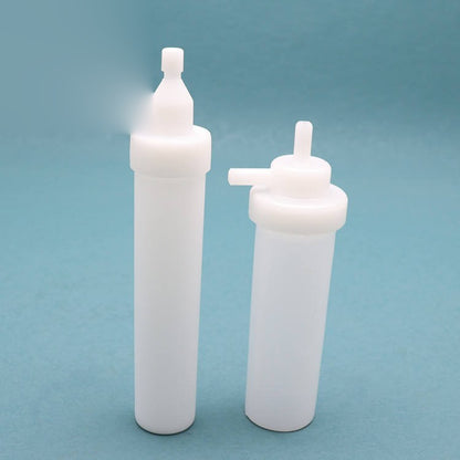 Bare PTFE impact-type absorption bottle; matches title