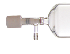 Borosilicate glass gas sampling bottle