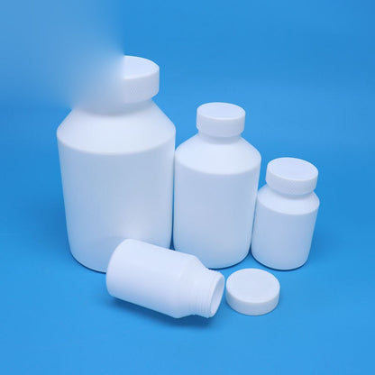 Laboratory-grade PTFE reagent bottles