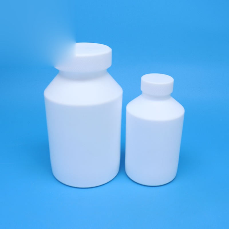 Laboratory-grade PTFE reagent bottles