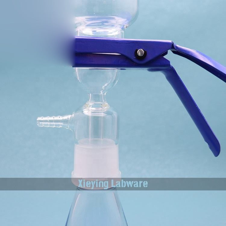 Glass Complete vacuum/solvent filtration apparatus system ; stated ratings: max working temperature 200C