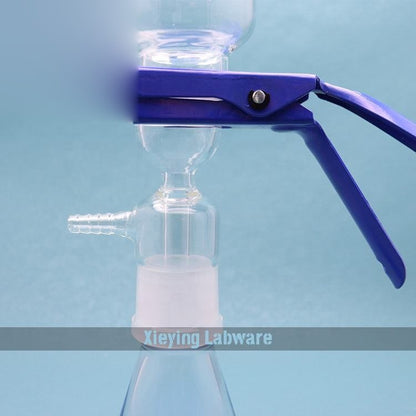 Glass Complete vacuum/solvent filtration apparatus system ; stated ratings: max working temperature 200C