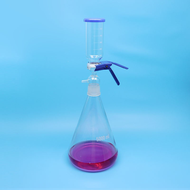 Glass Vacuum filtration system for special solvent filtration
