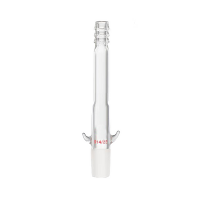 Borosilicate Glass Borosilicate 3.3 glass bend inlet distillation adapter