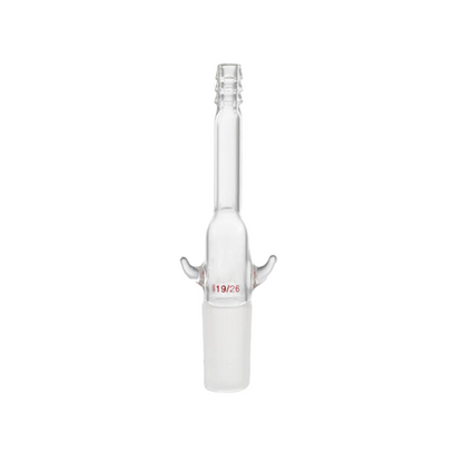 Borosilicate Glass Borosilicate 3.3 glass bend inlet distillation adapter