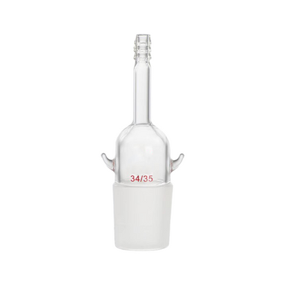 High borosilicate glass distillation adapter with ear pricks
